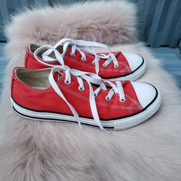 Converse All Star Red Boys Sneakers - Picture 2 of 6